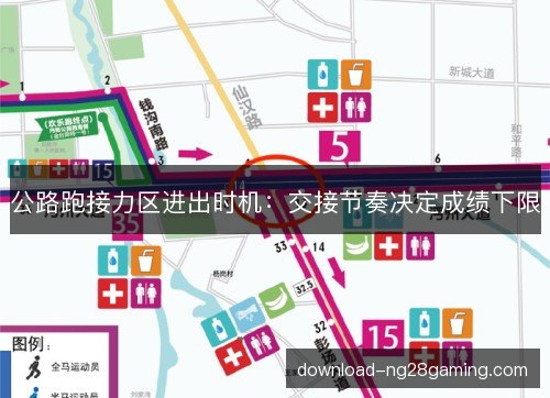 公路跑接力区进出时机：交接节奏决定成绩下限